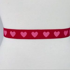 Kids Reversible Hearts & Stripes Belt